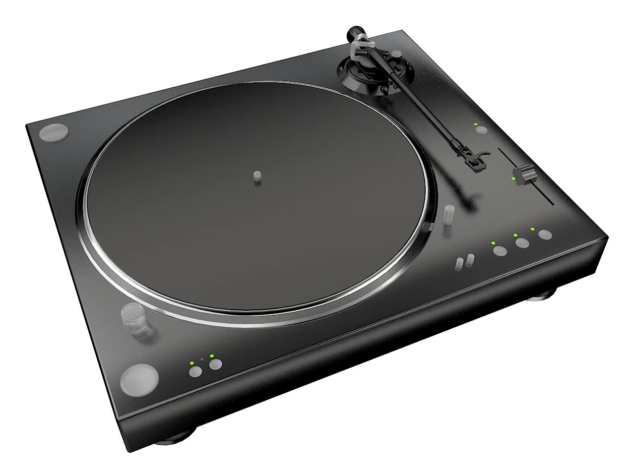 vinyl player 3D Model .c4d .max .obj .3ds .fbx .stl .blend 