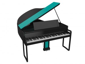 grand piano 3D Модель