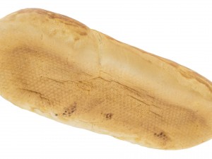 tiger bread - low and high poly versions 3D Model