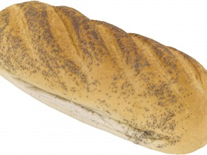 poppy seed bread - high and low poly versions 3D Model