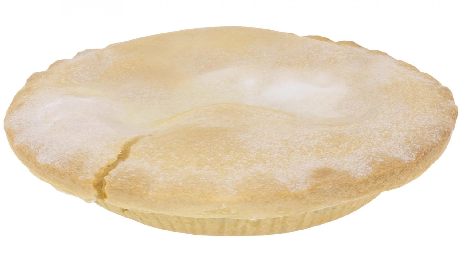 apple pie - high and low poly versions 3D Model .c4d .max .obj .3ds .fbx .stl .blend