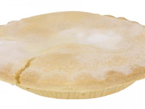 tarta de manzana - versiones de alta y baja poli Modelo 3D