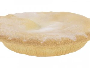 apple pie - high and low poly versions 3D Model