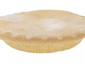 apple pie - high and low poly versions 3D Model