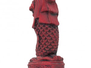 merlion figurine - high and low poly versions 3D 模型