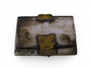 mini chest 02 - low and high poly versions 3D Model