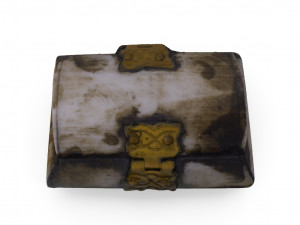 mini chest 02 - low and high poly versions 3D Model