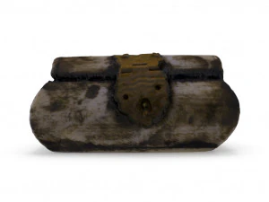 mini chest 02 - low and high poly versions 3D Model