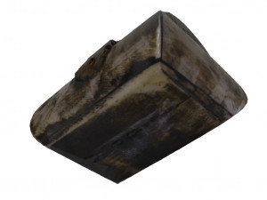 mini chest 02 - low and high poly versions 3D Model