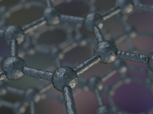 graphene structure allotrope of carbon 3D Model