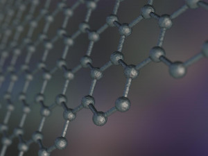 graphene structure allotrope of carbon 3D Model