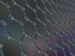 graphene structure allotrope of carbon 3D Model