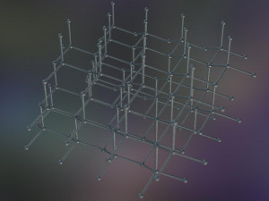graphene structure allotrope of carbon 3D Model