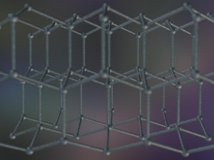 graphene structure allotrope of carbon 3D Model