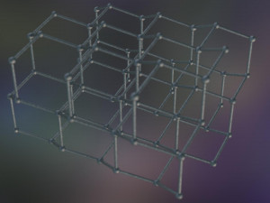 graphene structure allotrope of carbon 3D Model