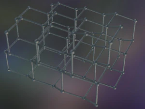 graphene structure allotrope of carbon 3D Model