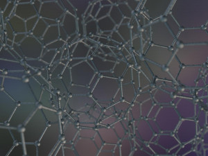 graphene structure allotrope of carbon 3D Model