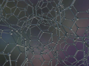 graphene structure allotrope of carbon 3D Model