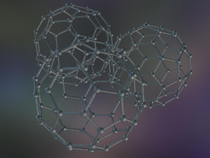 graphene structure allotrope of carbon 3D Model