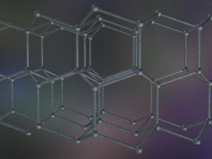 graphene structure allotrope of carbon 3D Model