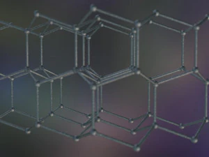 graphene structure allotrope of carbon 3D Model