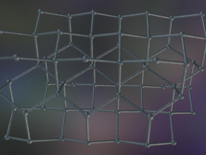 graphene structure allotrope of carbon 3D Model
