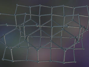 graphene structure allotrope of carbon 3D Model