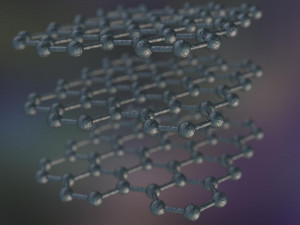 graphene structure allotrope of carbon 3D Model
