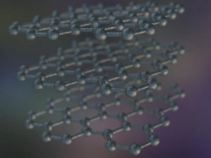graphene structure allotrope of carbon 3D Model