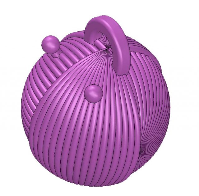 keychain ball of yarn 3Dプリントモデル .c4d .max .obj .3ds .fbx .stl .blend 