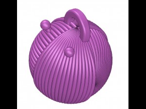 keychain ball of yarn 3D Print Model