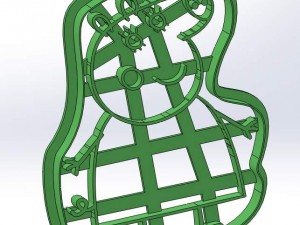 peppa pig family 3d print cookie cutters model 3D Print Model