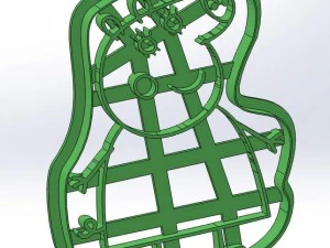 peppa pig family 3d print cookie cutters model 3D Print Model