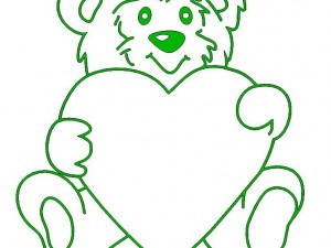 teddy bear 3d print cookie cutters model 3D Druckmodell
