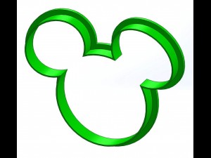 mikey mouse hands 3d print cookie cutters models 3D Print Model