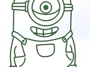 minions 3d print cookie cutters model 3D Print Model