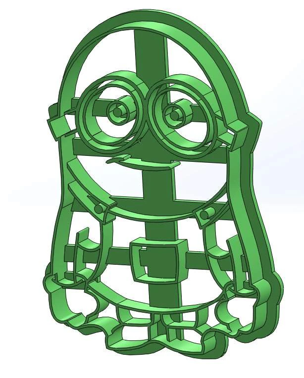 minions 3d print cookie cutters model 3D Print Model .c4d .max .obj .3ds .fbx .stl .blend 