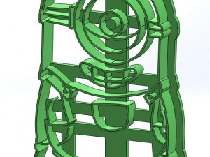 minions 3d print cookie cutters model 3D Print Model