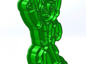 paw patrol 3d print cookie cutters model 3d print model 3D Принт Модель
