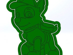paw patrol 3d print cookie cutters model 3d print model 3D Принт Модель