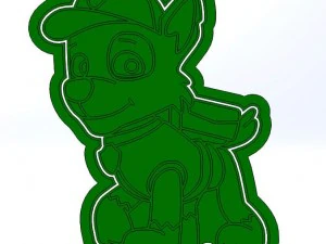 paw patrol 3d print cookie cutters model 3d print model 3D Print Model