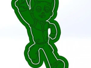 paw patrol 3d print cookie cutters model 3d print model 3D Print Model