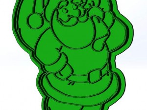 christmas and new year 3d print cookie cutters model 3Dプリントモデル