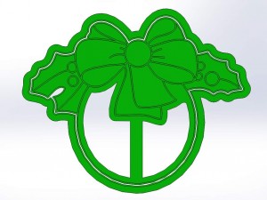 christmas and new year 3d print cookie cutters model 3Dプリントモデル