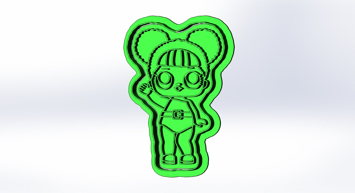 Lol doll sales 3d print