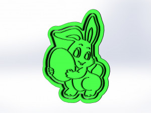 easter bunny 3D Print Model