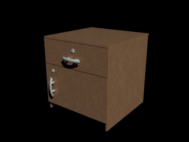 simple drawer 3D 모델 .c4d .max .obj .3ds .fbx .stl .blend 