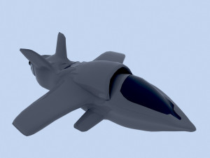 jet airplane 3D मॉडल