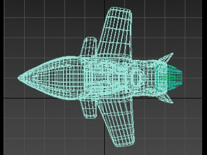 jet airplane 3D मॉडल