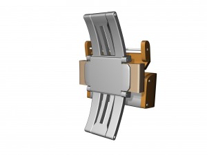 clasp watch buckle strap butterfly system 3D Model